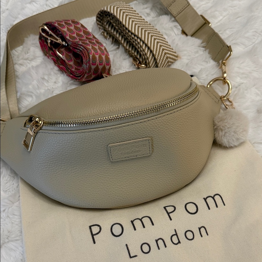 Pom Pom London Vanilla crossbody bag